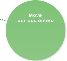 Move our customers！